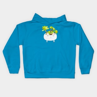 Kawaii succulent Kids Hoodie